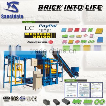 Alibaba India price new product high output automatic concrete block making machine