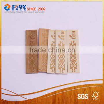 Different wood material wood pieces hot sale wood tag