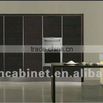 Dark Brown Melamine Kitchen Cabinets