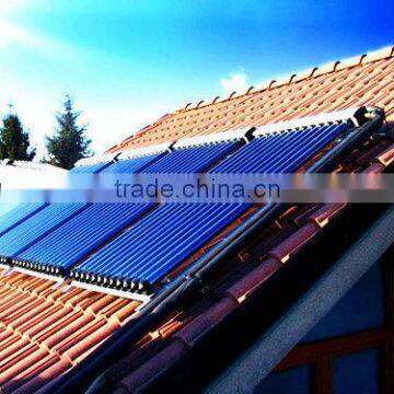 High pressure evacuated tube solar collector, vacuum solar collector price- CE