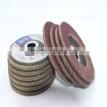 100MM T27 Sharp Red Flap Disc for polishing produced by automatic machines