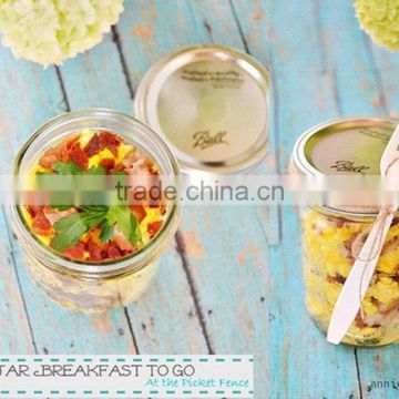 kinds of size glass food jar with screw cap