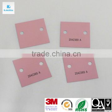 Heat conductive silicon part with part mark