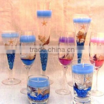 Decorative transparent ocean jelly candles