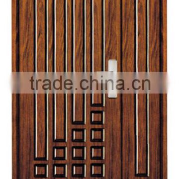 China Manufacturer new products steel wooden armored mom and son door