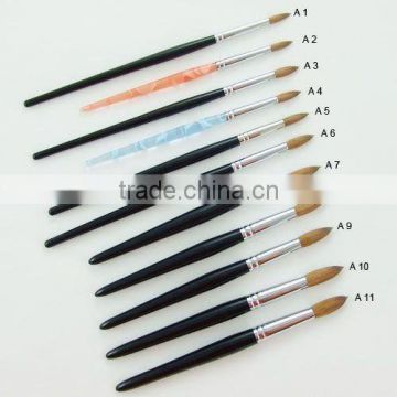 Yiwu suppliers to provide all kinds nail art,cosmetics acrylic brush acrylic paint set and canvas