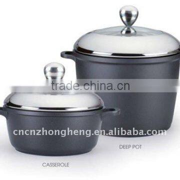 die-cast aluminum non-stick soup pot