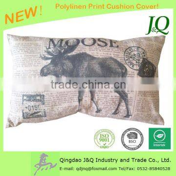 Newspaper Moose Post Stamp Print Cushion Covers