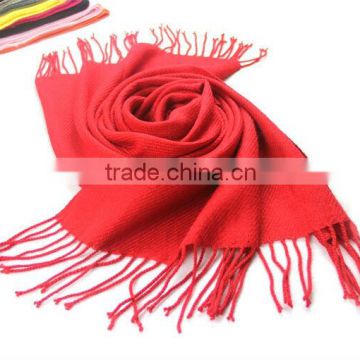 190*65cm Womens Cashmere Solid Color Pashmina Silk Scarves Tassels Scarf Wrap Shawl Stole