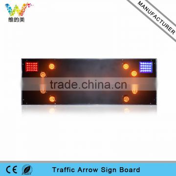 High quality aluminum truck mounted arrow led flashing traffic sign board