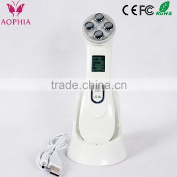 hot new products 2016 6 colors LED therapy and RF/EMS anti wrinkle beauty product