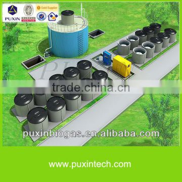 PUXIN biogas plant for largely waste treatment