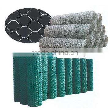 Galvanized/PVC hexagonal wire mesh fence for cattle,horse, sheep,poutry and other animal and poutry(hexagonal wire mesh-026)