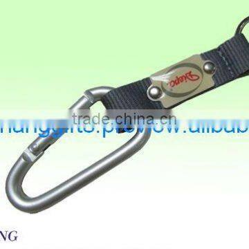short keychain,carabiner hooks straps