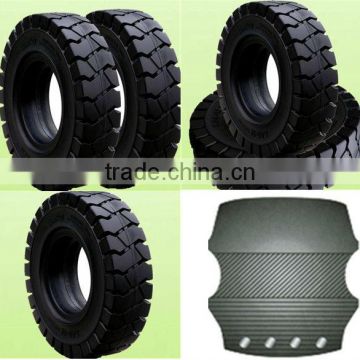 6.50-10 off road tire solid forklift tire