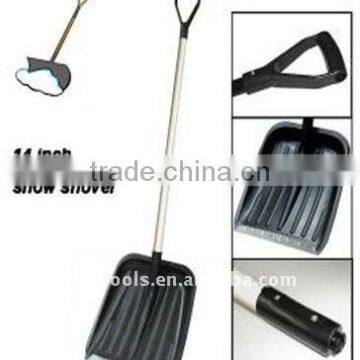 Plastic snow shovel