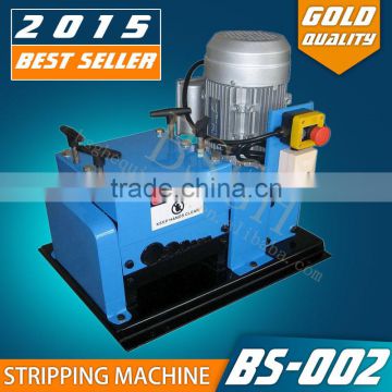 BS-002 electric wire cable scrap copper stripping making recycling machine