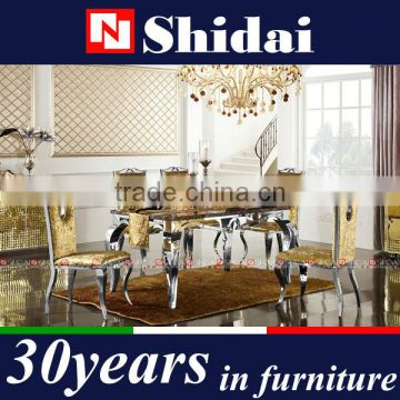marble dining table, dining table designs, golden luxury dining table LV-A41