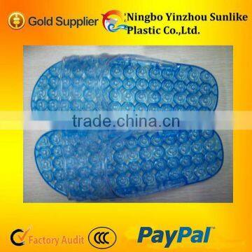 health plastic pvc massager slippers