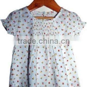 Organic Cotton Baby Dress with Half Sleeve