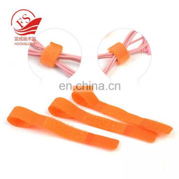 wholesale custom size nylon hook and loop cable tie