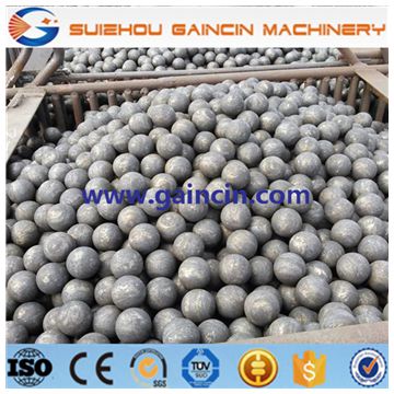 grinding media rolled ball, grinding media steel balls, dia.40mm,70mm forged steel milling balls