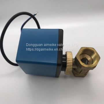 Two-way Stop Valve Pvc Ball Valve Ball Spring Clamp / Brass Plated