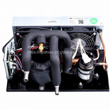 R134A 12V DC Condensing Unit with Condenser Fins for Small Cooling Unit