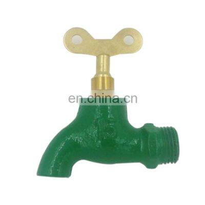 Garden iron water pipe hose bib tap