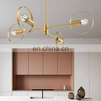 HUAYI Excellent Quality Modern Romantic Residential Natural Dining Living Room LED Chandelier Pendant Light