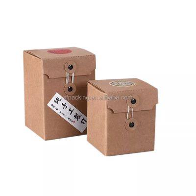 brown kraft paper hand made food packaging box