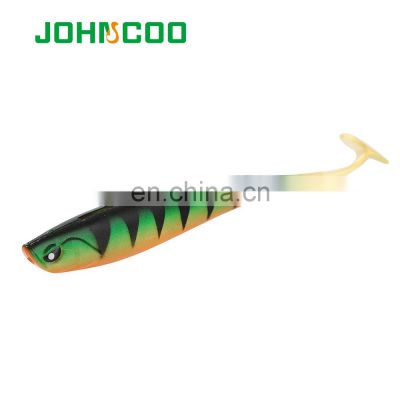 JOHNCOO Fishing Lure Soft Fish 120mm 10g 4pcs Swimbait Soft Lures