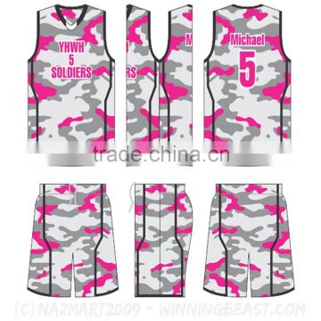 camouflage basketball uniform
