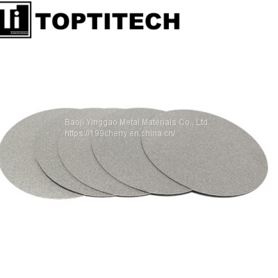 1mm Thickness Titanium Sintered Metal Porous Filter Plate