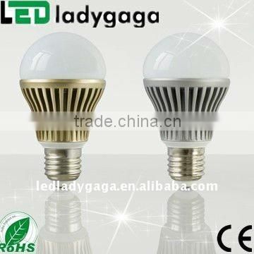 110V220V Warm White/Cool white 5w E27 led bulb Long service life, three to four times as long as normal halogen lamps