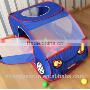 Hot sale car shape outdoor polyester kids play tent