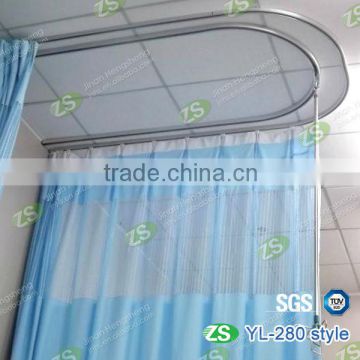 polyester flame retardant privacy rail ceiling curtain