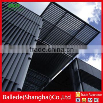 high quality powder coated anodized aluminum louver roof