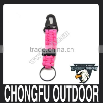 7 strands 550 paracord keychain for camping equipment