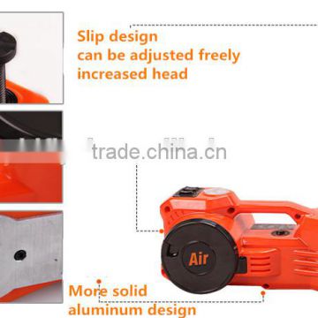 HF-EJ450 009 3TON 12V auto electric jack wtih air inflation dual-function horizontal type Electric hydraulic Bottle Floor jack