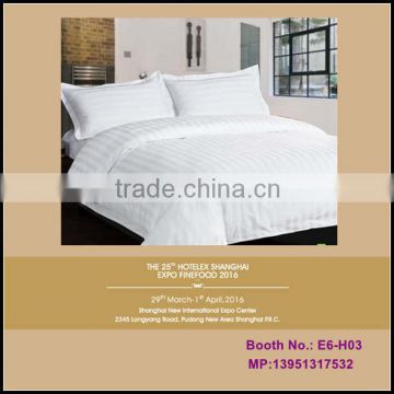 Striped hotel bedding set, Hotel bed linen