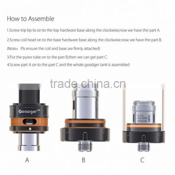 New products on the russian market inner circular airflow control system Goodger tank top refill
