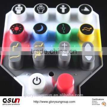 Free sample of RoHS complied High Quality durable rubber keypad