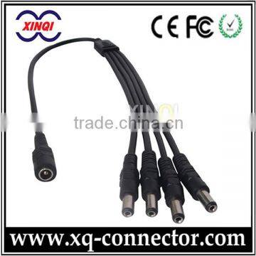 XinQi CCTV Camera Black Copper 4mm2 Plug Male To Male DC Solar Cable