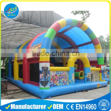 2016 Best sale Inflatable fun city with roof