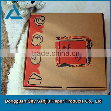 dongguan manufacturer customized pizza box cartons