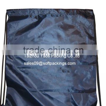 polyester material and folding style drawstring bag