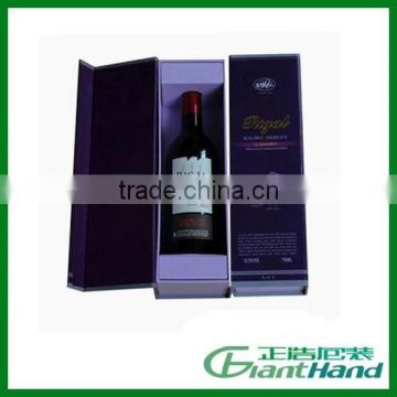 flocking plastic tray for wine packing
