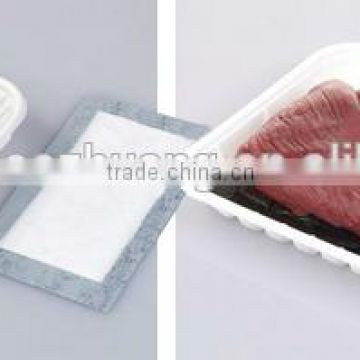 2015 Hot Sale Three-Layers Flow Casting Plastic Food Trays with Absorb Tray