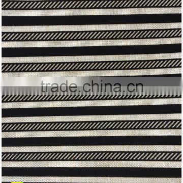 stripe design- 145cm flocking design sofa fabrics- polyester- make to order factory